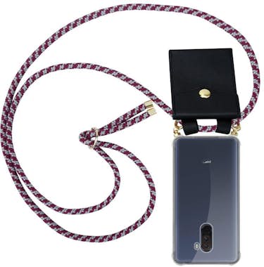 Cadorabo Funda con Cuerda para Xiaomi Pocophone F1 en ROJO Cadorabo Funda con Cuerda para Xiaomi Pocophone F1 en ROJO