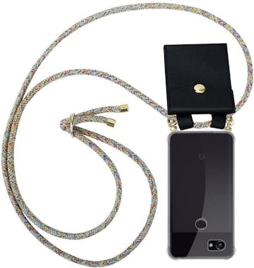 Cadorabo Funda con Cuerda para Google Pixel 2 XL en RAINBOW Cadorabo Funda con Cuerda para Google Pixel 2 XL en RAINBOW