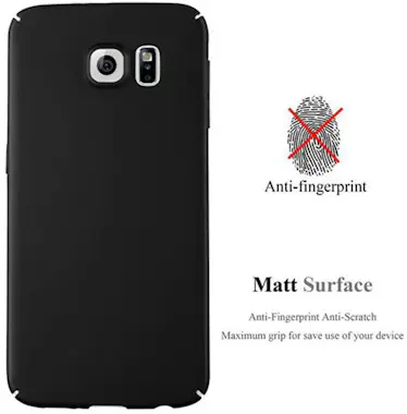 Cadorabo Funda para Samsung Galaxy S6 en METAL NEGRO - Cubi Cadorabo Funda para Samsung Galaxy S6 en METAL NEGRO - Cubi