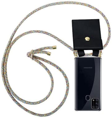Cadorabo Funda con Cuerda para Samsung Galaxy M31 en RAINBO Cadorabo Funda con Cuerda para Samsung Galaxy M31 en RAINBO