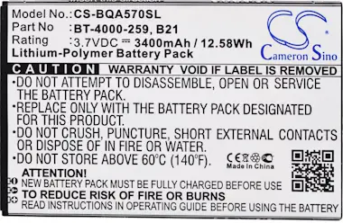 AccuCell Batería adecuada para BQ Aquaris 5.7 B21, BT-4000- AccuCell Batería adecuada para BQ Aquaris 5.7 B21, BT-4000-