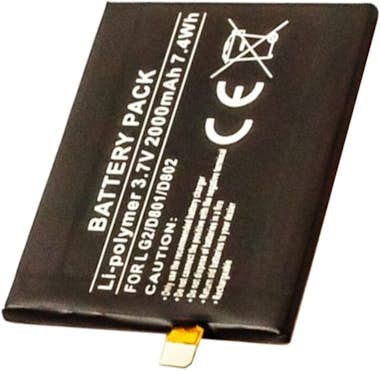 AccuCell Batería adecuada para la batería LG G2 BL-T7, LG D AccuCell Batería adecuada para la batería LG G2 BL-T7, LG D
