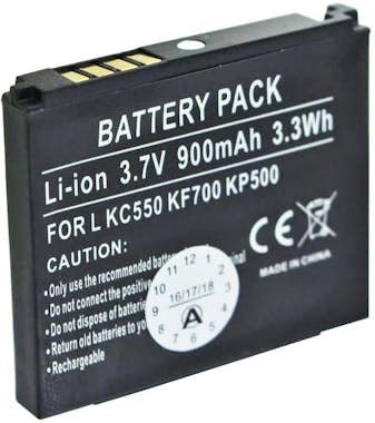 AccuCell Batería adecuada para LG KC550, KF690, KF700, KP50 AccuCell Batería adecuada para LG KC550, KF690, KF700, KP50
