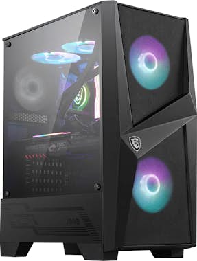 MSI MSI MAG FORGE 100R Midi Tower Negro, Transparente MSI MSI MAG FORGE 100R Midi Tower Negro, Transparente