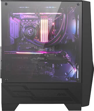 MSI MSI MAG FORGE 100R Midi Tower Negro, Transparente MSI MSI MAG FORGE 100R Midi Tower Negro, Transparente