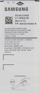 Samsung Bateria Galaxy A3 2016 (EB-BA310ABE) 2300mAh Samsung Bateria Galaxy A3 2016 (EB-BA310ABE) 2300mAh