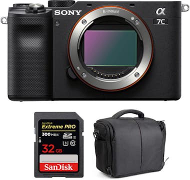 Sony Alpha a7C Cuerpo Negro + SanDisk 32GB Extreme PRO Sony Alpha a7C Cuerpo Negro + SanDisk 32GB Extreme PRO
