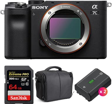 Sony Alpha a7C Cuerpo Negro + SanDisk 64GB Extreme PRO Sony Alpha a7C Cuerpo Negro + SanDisk 64GB Extreme PRO