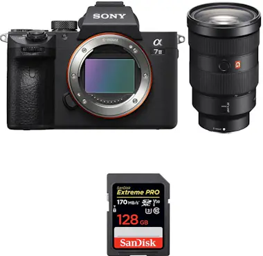 Sony Alpha 7 III + FE 24-70 mm f/2.8 GM + SanDisk 128GB Sony Alpha 7 III + FE 24-70 mm f/2.8 GM + SanDisk 128GB