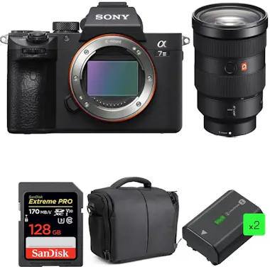 Sony Alpha 7 III + FE 24-70 mm f/2.8 GM + SanDisk 128GB Sony Alpha 7 III + FE 24-70 mm f/2.8 GM + SanDisk 128GB