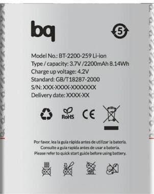 BQ Bateria Aquaris 5 (2200 mAh). De desmontaje BQ Bateria Aquaris 5 (2200 mAh). De desmontaje
