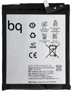 BQ Bateria Aquaris X / X Pro (3100mAh). Compatible BQ Bateria Aquaris X / X Pro (3100mAh). Compatible