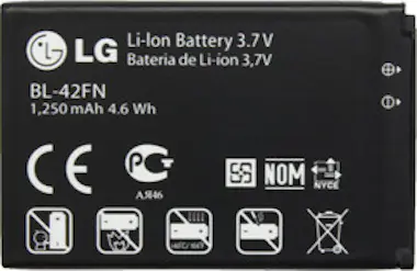 LG Bateria P350 Optimus ME, C550 Chat (BL-42FN) LG Bateria P350 Optimus ME, C550 Chat (BL-42FN)