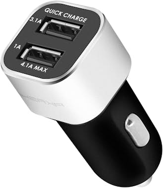 Akashi Cargador Móvil de coche 2xUSB 4.1A Carga Rápida Ca Akashi Cargador Móvil de coche 2xUSB 4.1A Carga Rápida Ca
