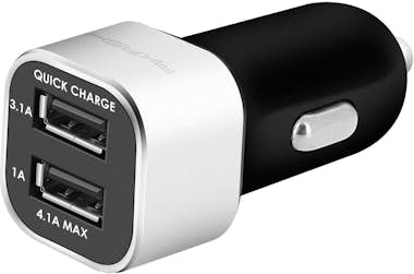 Akashi Cargador Móvil de coche 2xUSB 4.1A Carga Rápida Ca Akashi Cargador Móvil de coche 2xUSB 4.1A Carga Rápida Ca