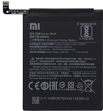 Xiaomi Bateria Redmi 5 (BN35) 3200mAh Xiaomi Bateria Redmi 5 (BN35) 3200mAh