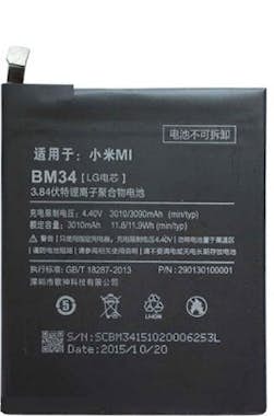 Xiaomi Bateria Mi Note Top Version (BM34) 3090mAh Xiaomi Bateria Mi Note Top Version (BM34) 3090mAh