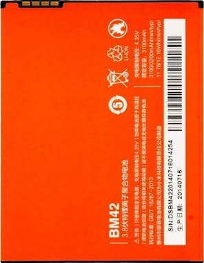 Xiaomi Bateria Red Mi Note (BM42) 3100mAh Xiaomi Bateria Red Mi Note (BM42) 3100mAh