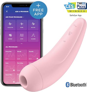 Satisfyer Curvy 2+ Air Pulse Stimulator + Vibration Satisfyer Curvy 2+ Air Pulse Stimulator + Vibration