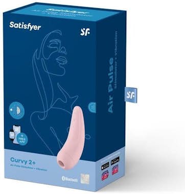 Satisfyer Curvy 2+ Air Pulse Stimulator + Vibration Satisfyer Curvy 2+ Air Pulse Stimulator + Vibration