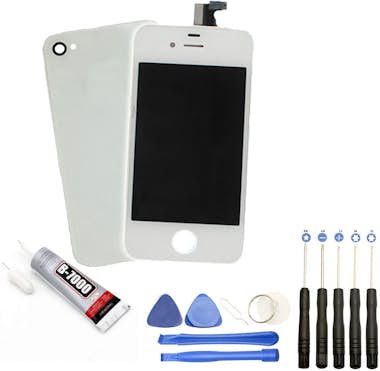 JUANIO Pantalla completa en marco compatible con iPhone 4 JUANIO Pantalla completa en marco compatible con iPhone 4