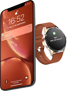 Unotec Reloj Bluetooth Watchuu Unike Marron Unotec Reloj Bluetooth Watchuu Unike Marron