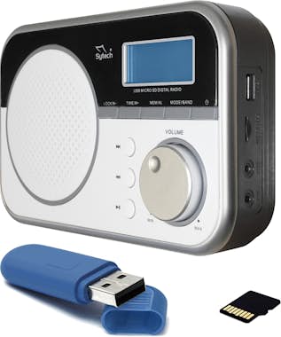 SYTECH Radio Portátil Sintonizador 2 Bandas (AM/FM), Puer SYTECH Radio Portátil Sintonizador 2 Bandas (AM/FM), Puer