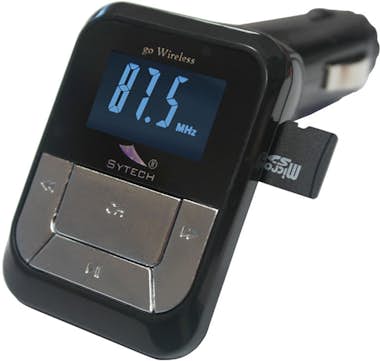 SYTECH Transmisor Fm MP3 Auto Coche, Lector de tarjeta Mi SYTECH Transmisor Fm MP3 Auto Coche, Lector de tarjeta Mi