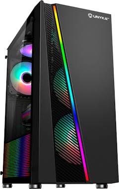 UNYKAch UNYKAch ATX Glayze Black Tower Negro UNYKAch UNYKAch ATX Glayze Black Tower Negro