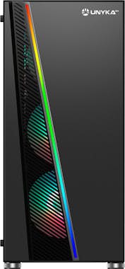 UNYKAch UNYKAch ATX Glayze Black Tower Negro UNYKAch UNYKAch ATX Glayze Black Tower Negro