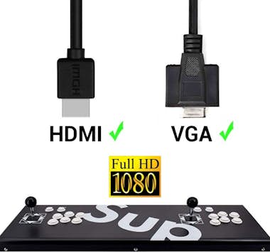 OEM Consola retro Pandora 6 con joysticks para 2 jugad OEM Consola retro Pandora 6 con joysticks para 2 jugad