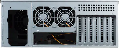 UNYKAch UNYKAch 4U HSW4520 Estante Negro, Plata UNYKAch UNYKAch 4U HSW4520 Estante Negro, Plata