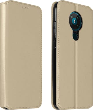 Avizar Funda Nokia 5.3 libro billetera F. Soporte – Oro Avizar Funda Nokia 5.3 libro billetera F. Soporte – Oro