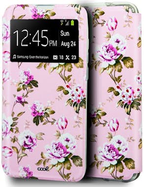 Cool Funda Flip Cover iPhone 12 / 12 Pro Dibujos Flores Cool Funda Flip Cover iPhone 12 / 12 Pro Dibujos Flores