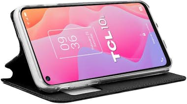 Cool Funda Flip Cover TCL 10L Liso Negro Cool Funda Flip Cover TCL 10L Liso Negro