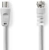 Nedis Cable de Satélite y Antena | F Macho - IEC (Coaxia Nedis Cable de Satélite y Antena | F Macho - IEC (Coaxia