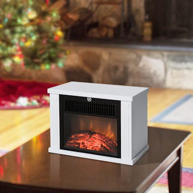 HOMCOM Chimenea Eléctrica Portátil Estufa Termostato Ajus HOMCOM Chimenea Eléctrica Portátil Estufa Termostato Ajus