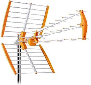 Tecatel Antena Tv Uhf Tdt Mandarine Triple Plegable 18db L Tecatel Antena Tv Uhf Tdt Mandarine Triple Plegable 18db L