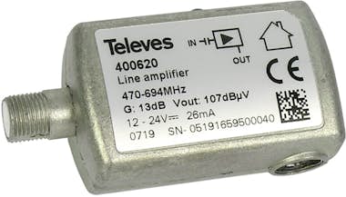 Televes Amplificador De Linea Uhf 13db 470-694mhz C48 F 40 Televes Amplificador De Linea Uhf 13db 470-694mhz C48 F 40