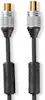 Nedis Cable Coaxial de 90 dB | IEC (Coaxial) Macho – IEC Nedis Cable Coaxial de 90 dB | IEC (Coaxial) Macho – IEC