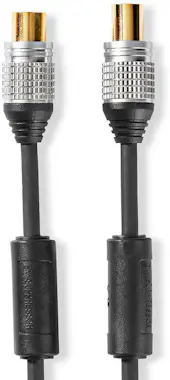 Nedis Cable Coaxial de 90 dB | IEC (Coaxial) Macho – IEC Nedis Cable Coaxial de 90 dB | IEC (Coaxial) Macho – IEC