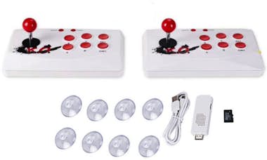 Klack Consola retro KO arcade 2000 juegos Blanca Klack Consola retro KO arcade 2000 juegos Blanca