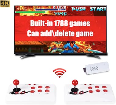 Klack Consola retro KO arcade 2000 juegos Blanca Klack Consola retro KO arcade 2000 juegos Blanca