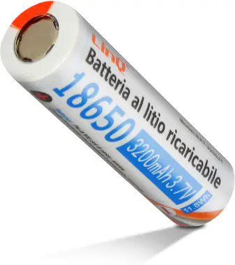 LinQ 2x Pilas Punta Plana 18650 Litio 3200mAh 3.7V Reca LinQ 2x Pilas Punta Plana 18650 Litio 3200mAh 3.7V Reca