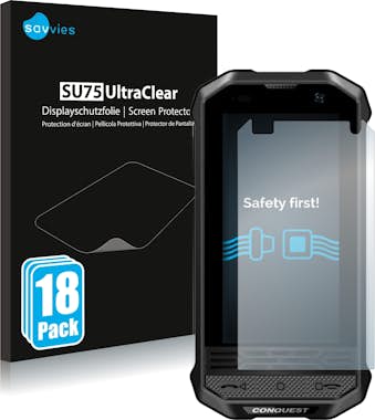 Savvies Protector Pantalla compatible con Conquest F2 Mini Savvies Protector Pantalla compatible con Conquest F2 Mini