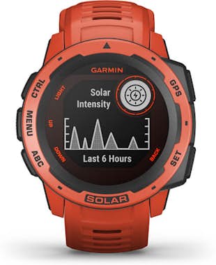 Garmin Garmin Instinct Solar MIP Rojo GPS (satélite)