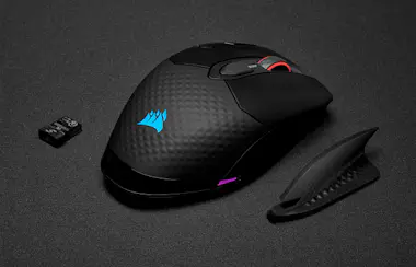 Corsair Corsair DARK CORE RGB SE ratón mano derecha RF Wir Corsair Corsair DARK CORE RGB SE ratón mano derecha RF Wir