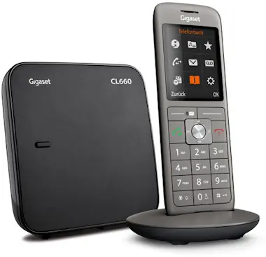 Gigaset Gigaset CL660A Teléfono DECT/analógico Identificad Gigaset Gigaset CL660A Teléfono DECT/analógico Identificad