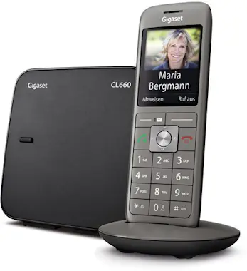 Gigaset Gigaset CL660A Teléfono DECT/analógico Identificad Gigaset Gigaset CL660A Teléfono DECT/analógico Identificad