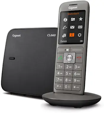 Gigaset Gigaset CL660A Teléfono DECT/analógico Identificad Gigaset Gigaset CL660A Teléfono DECT/analógico Identificad
